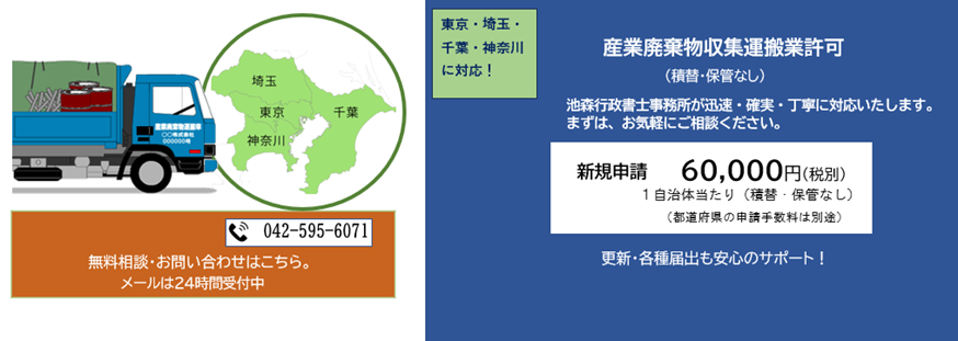 産業廃棄物収集運搬業許可